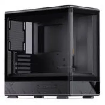 Obudowa komputerowa Jonsbo D200 midi-tower mATX szkło hartowane mini wyświetlacz temperatury czarna
