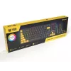 Zestaw Tracer HORNET 87 klawiatura i mysz Gaming USB QWERTY Czarny, Żółty