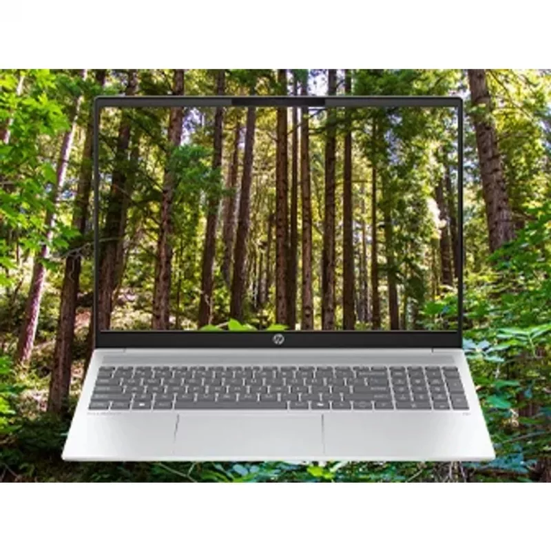 Laptop HP OmniBook 5 AI 16-ag1216nw — Ryzen AI 5 340, 16 cali 2K OLED, 32 GB RAM, 512 GB SSD, Windows 11 Home, Glacier srebrny