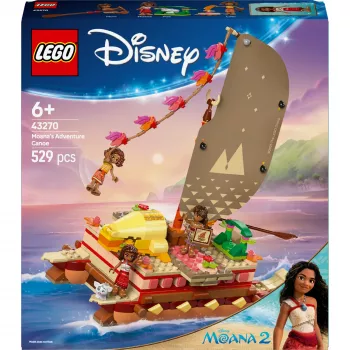 LEGO 43270 zestaw Klocki i Klocki — 529 elementów, 3 minifigurki, 260×120×220 mm, 0,198 kg, srebrny