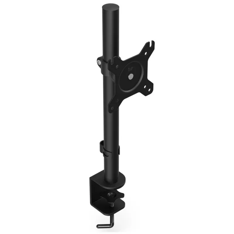 Uchwyt monitora ENDORFY Atlas dla monitorów 27 cali (68,6 cm), mocowanie zaciskowe do biurka, VESA 75x75–100x100, pochylenie ±35°, obrót ±90°, regulacja wysokości, czarny