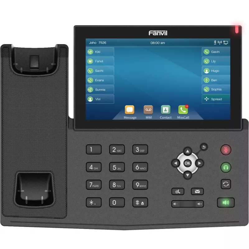 Fanvil X7 V2 Wysokiej klasy telefon biznesowy SIP POE Gigabit USB-Port - SIP - Ethernet (X7 V2)