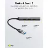 Goobay USB Hub 74456 Type-A 5000 Mbit/s Jasnoszary