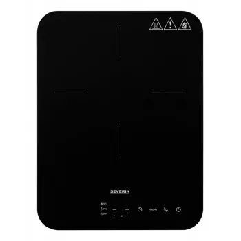 Płyta indukcyjna SEVERIN KP 1032, 1-strefowe sterowanie dotykowe, Ø 220 mm, 2000 W, blat szklany, blat wolnostojący