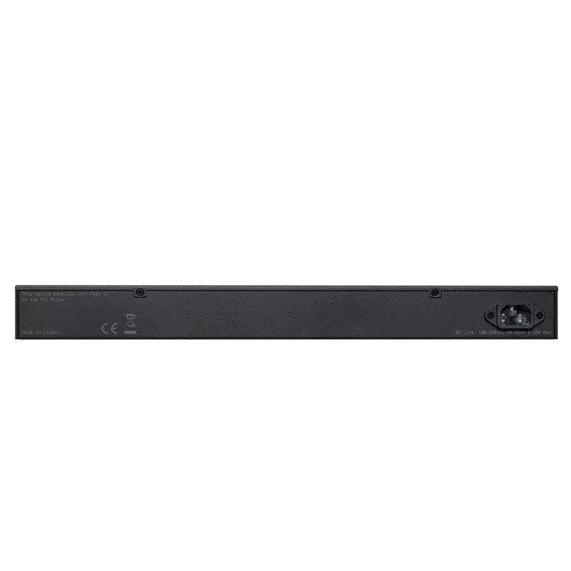 Zarządzalny przełącznik Gigabit Ethernet warstwy L2 Lancom Systems GS-2426 — 24× Gigabit RJ-45, 1U do montażu w szafie, MAC 8000, zasilanie AC