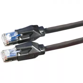Kabel krosowy DTWYLER Kat.6 Klasa E S/FTP CU 7702 flex LSOH Hirose TM21 czarny 2m