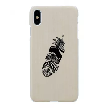 Etui na smartfona man and wood do iPhone XS Max — Indian biały