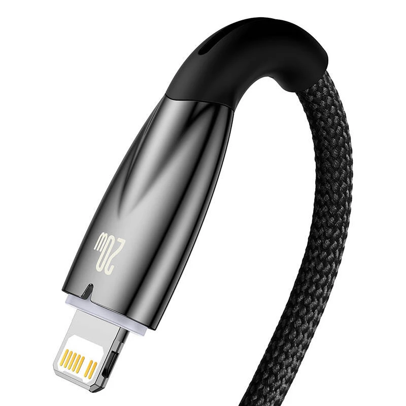 Kabel USB-C na Lightning Baseus Glimmer 20W, 2 m — szybkie ładowanie i synchronizacja danych