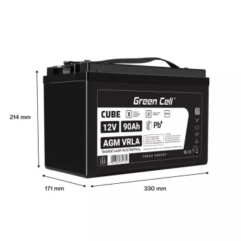 Bateria AGM VRLA 12V 90Ah IP54