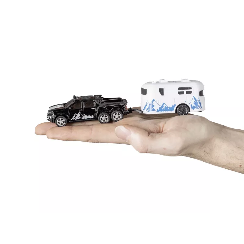 Samochód RC z kamperem REVELL 23566 — mini model zdalnie sterowany, zasilany bateriami, pojazd zabawkowy