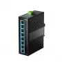 Niezarządzalny przełącznik Gigabit Ethernet PoE Cudy IG1008P — 8× Gigabit (10/100/1000), PoE, 48–57V, 20 Gbit/s, 8000 MAC, montaż na ścianie, czarny