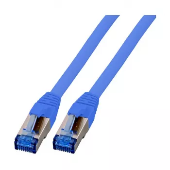 EFB-Elektronik kabel krosowy RJ45 kat.6A S/FTP TPECat.7 superflex niebieski 2m Producent: EFB Elektronik (K5525FBL.2)