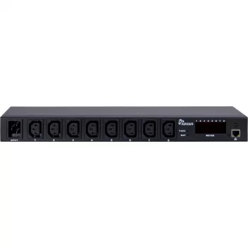 Inter-Tech SW-0816 listwa zasilająca (PDU) 8 gniazd AC Czarny