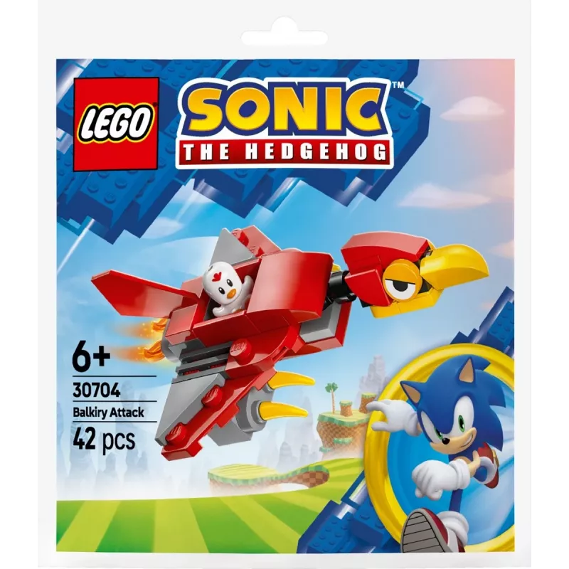 LEGO zestaw Sonic the Hedgehog 30704 — Zestaw Atak Barkilyra, 42 elementy, zawiera kolekcjonerską minifigurkę