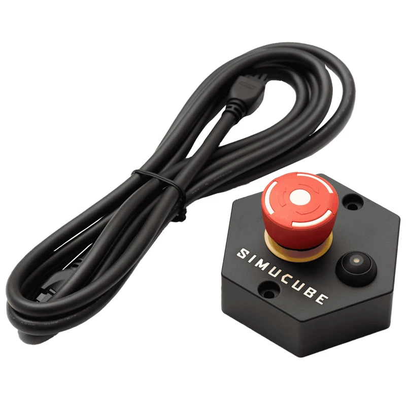 Button Simucube Premium Torque off button, czarno-czerwony, 120×120×70 mm