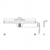 Uchwyt TV Gembird WM-S80F-01 2,03 m Czarny 50 kg udźwig