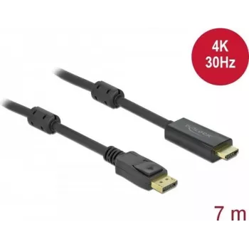 Pasywny kabel DisplayPort 1.2 na HDMI DeLOCK 85961 4K 30 Hz 7 m