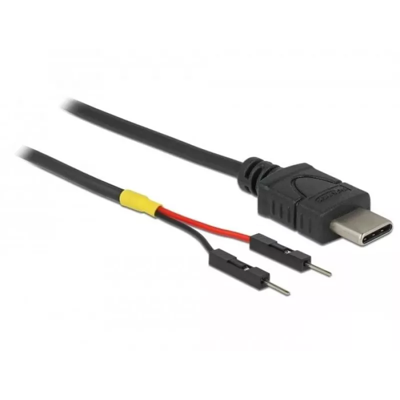 Kabel USB DeLOCK 85418 0.1 m USB C czarny