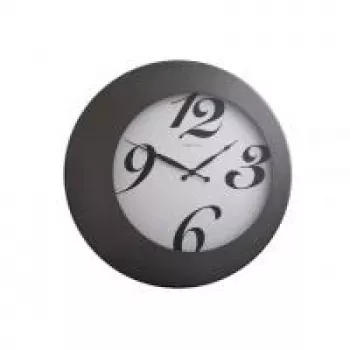 Zegar ścienny NeXtime 2947 Walter, Ø 45 cm, czarny
