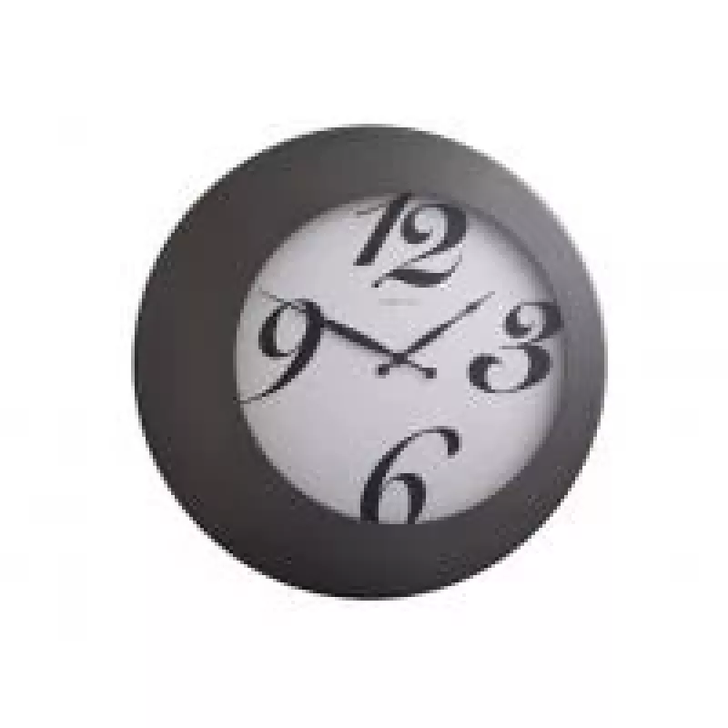 Zegar ścienny NeXtime 2947 Walter, Ø 45 cm, czarny