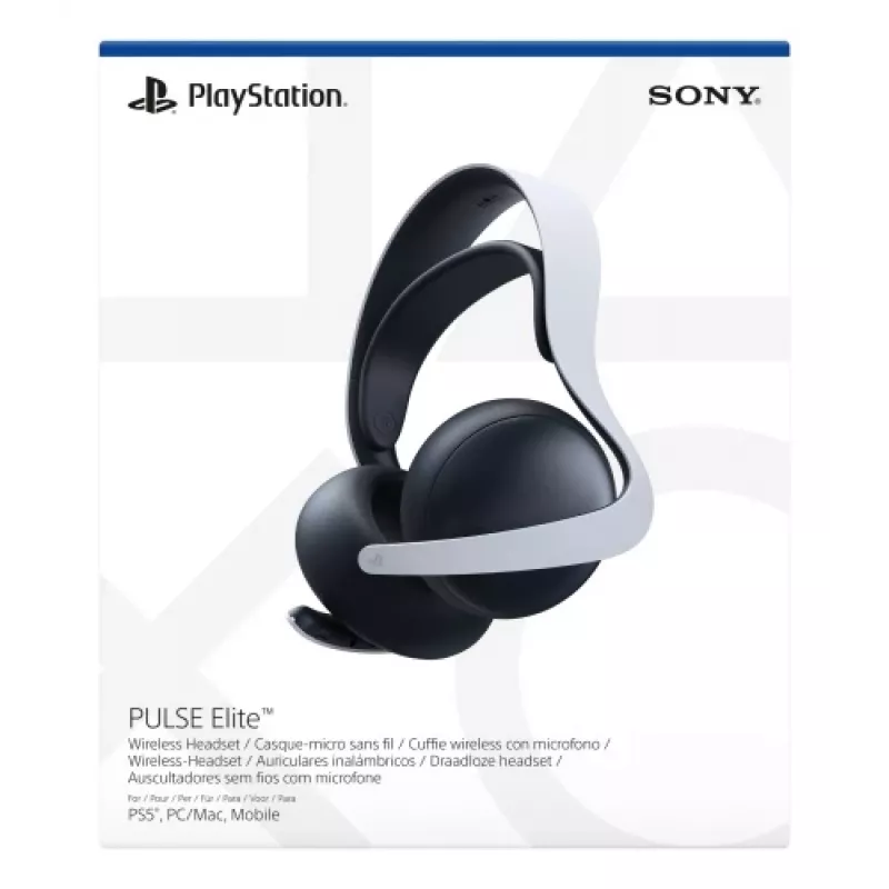 Sony PULSE Elite Headset Wired & Wireless Head-band Gaming Bluetooth Charging stand Czarny, biały