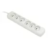 Listwa zasilająca ActiveJet 6GNU - 3M - S, 6 gniazd, kabel 3 m, 230 V/50 Hz, 10 A, wtyk typu E