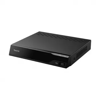 Rejestrator sieciowy Reolink RP-PN8-NHD — 8-kanałowy NVR PoE, max 4K, SATA do 32TB, Czarny