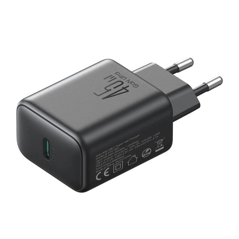 Ładowarka Joyroom JR-TCG13 45W GaN czarna (EU)