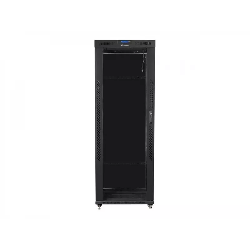 Wolnostojąca szafa rack LANBERG FF01-8042-12BL 42U 19 cali 800×1000×2127,5 mm Czarna IP20 1200 kg