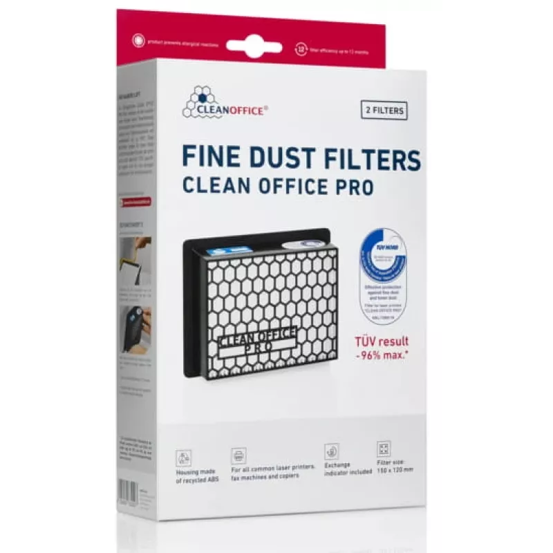 Filtr wylotowy Clean Office Pro Feinstaubfilter 2 szt.