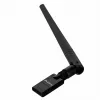 Adapter USB Wi‑Fi LANBERG NC-0300-WIE, USB 2.0, dwie zewnętrzne anteny 5 dBi, WLAN 300 Mbps, Ethernet/WLAN, czarny