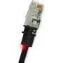 Kabel sieciowy PatchSee PK-F-4 RJ-45 Cat5e 1,2 m czarny