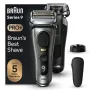 Golarka elektryczna Braun Seria 9 Pro+ 9515s – do golenia na mokro i sucho, metaliczna