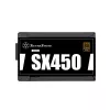 SilverStone SST-SX450-B - zasilacz (wewnętrzny) - ATX12V 2.4/ SFX12V - 80 PLUS Bronze - AC 90-265 V - 450 Watt - aktywne PFC - czarny