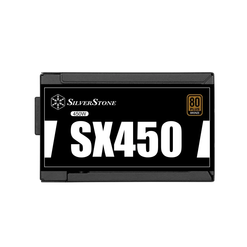 SilverStone SST-SX450-B - zasilacz (wewnętrzny) - ATX12V 2.4/ SFX12V - 80 PLUS Bronze - AC 90-265 V - 450 Watt - aktywne PFC - czarny