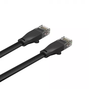 Kabel Ethernet Unitek Cat6 UTP RJ45 3 m, Gigabit, 250 MHz, czarny, przewód lity, powłoka PVC