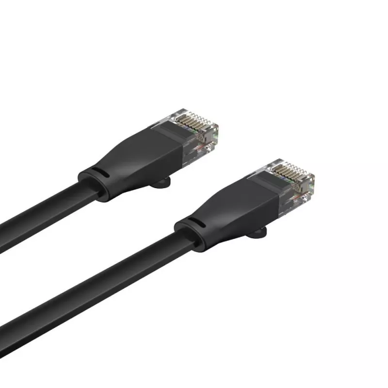 Kabel Ethernet Unitek Cat6 UTP RJ45 3 m, Gigabit, 250 MHz, czarny, przewód lity, powłoka PVC