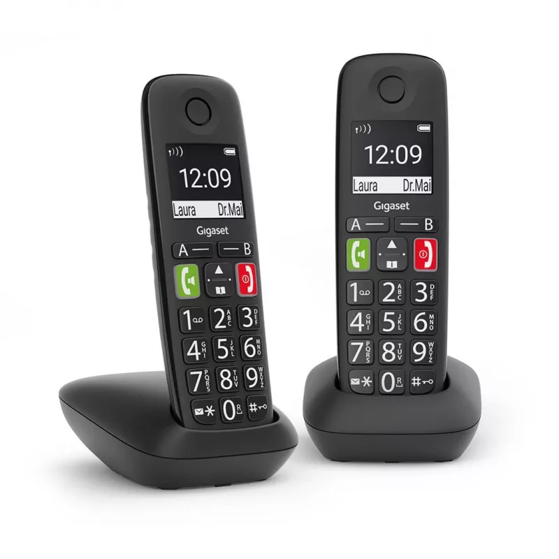 Analogowy telefon bezprzewodowy Gigaset E290 Duo
