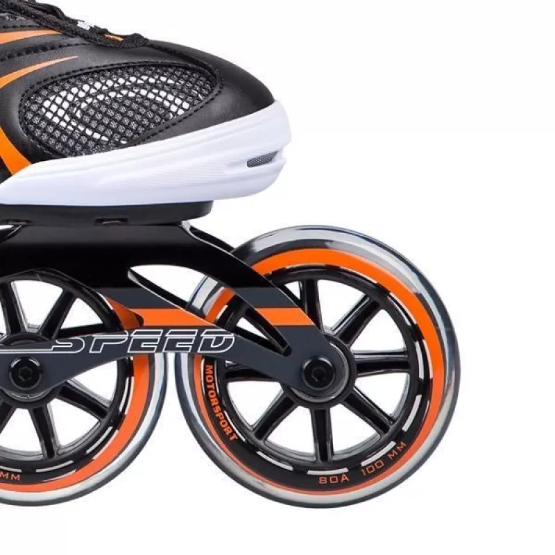 Łyżworolki Nils Extreme NA1060S CZARNO-POMARAŃCZOWE ROZ. 40