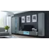 Cama Witryna VIGO '180' 180/40/30 biały/szary połysk
