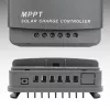 Qoltec, regulator ładowania MPPT z czujnikiem temperatury 20A 12V/24V Wyświetlacz LCD 2 x USB
