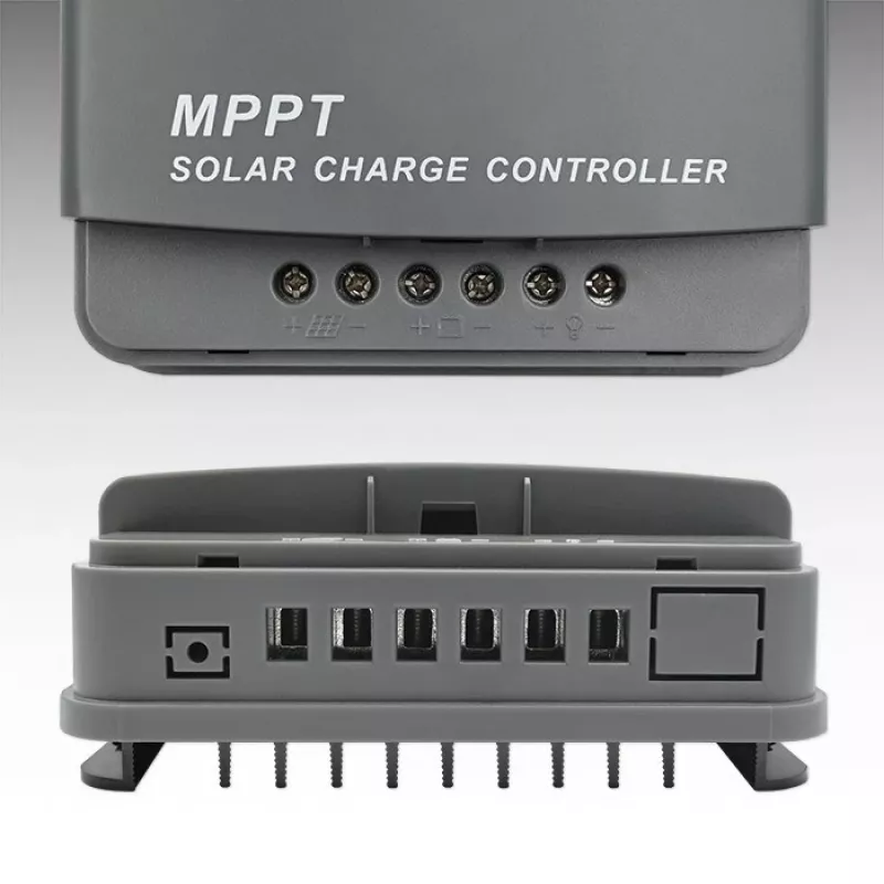 Qoltec, regulator ładowania MPPT z czujnikiem temperatury 20A 12V/24V Wyświetlacz LCD 2 x USB