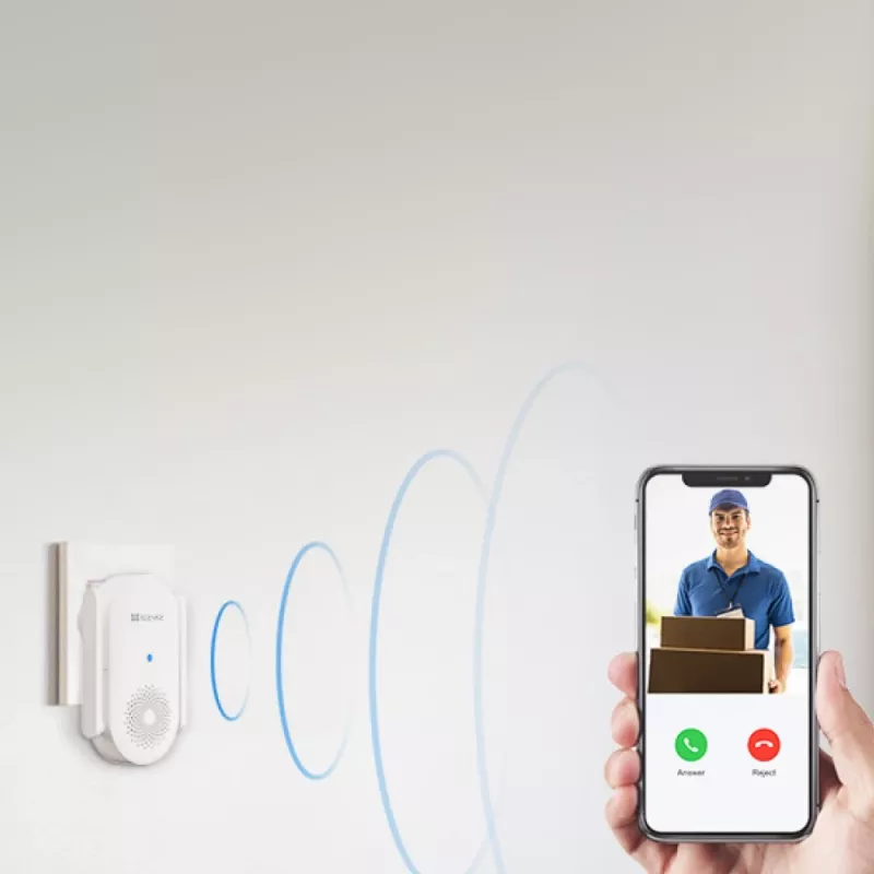 EZVIZ CH1 Smart Wi-Fi Chime for bateria-powered video doorbells