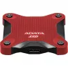 Zewnętrzny SSD ADATA SD620 1 TB, przenośny USB 3.2 Gen 2 (Micro-USB B), prędkość odczytu 520 MB/s, prędkość zapisu 460 MB/s, odporny na wstrząsy, czerwony