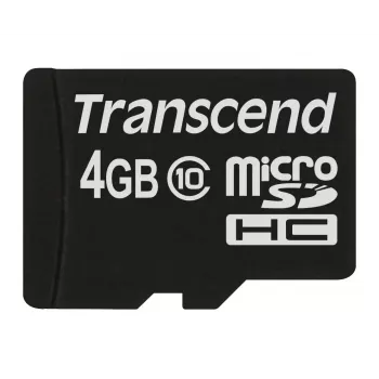 Karta pamięci flash Transcend MicroSDHC 4 GB Class 10 TS4GUSDC10