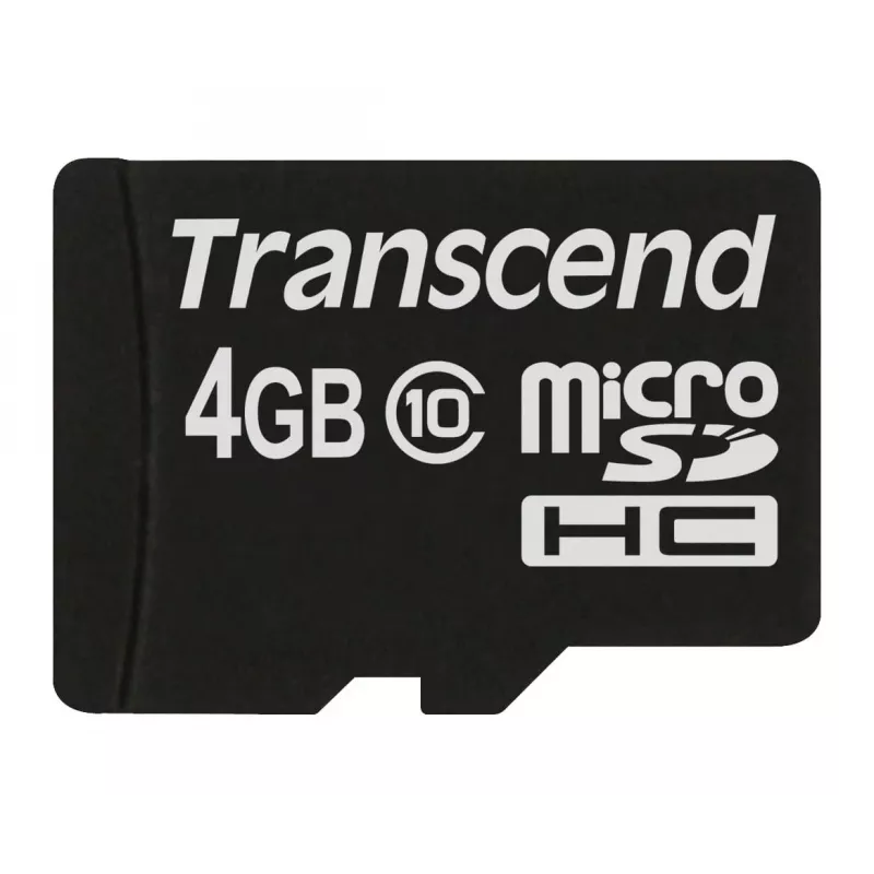 Karta pamięci flash Transcend MicroSDHC 4 GB Class 10 TS4GUSDC10