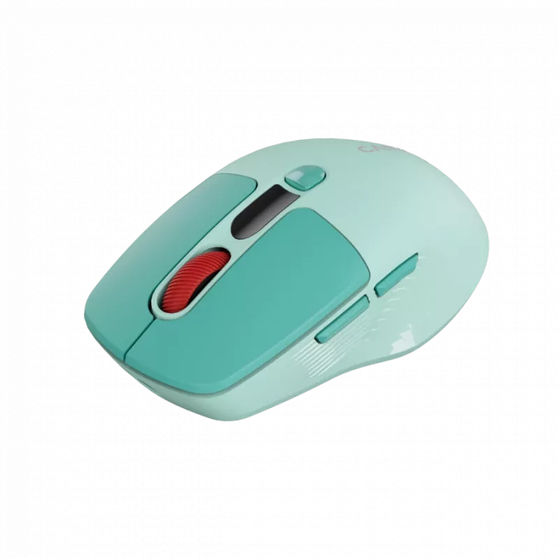 Canyon MW-26 - Bezprzewodowa mysz optyczna 2 w 1 Bluetooth / 2,4 GHz - cicha - zielona