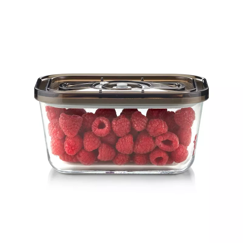 Szklany pojemnik próżniowy Caso z plastikową pokrywką | VacuBoxx Eco M | Przezroczysty