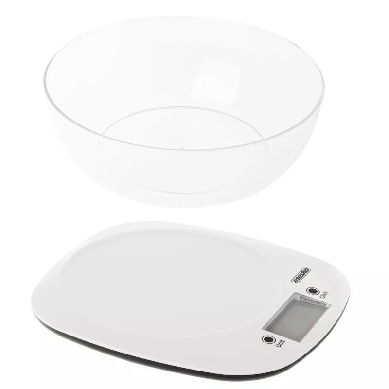 Waga kuchenna Adler z miską | MS 3179b | Działka 1 g | Wyświetlacz LCD | Czarny