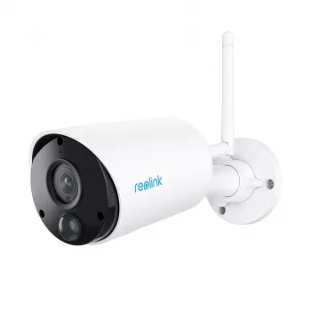 Reolink Argus Series B320 - 3MP Bezprzewodowa kamera bezpieczeństwa na baterię z detekcją osób/pojazdów, dwukierunkowym audio
